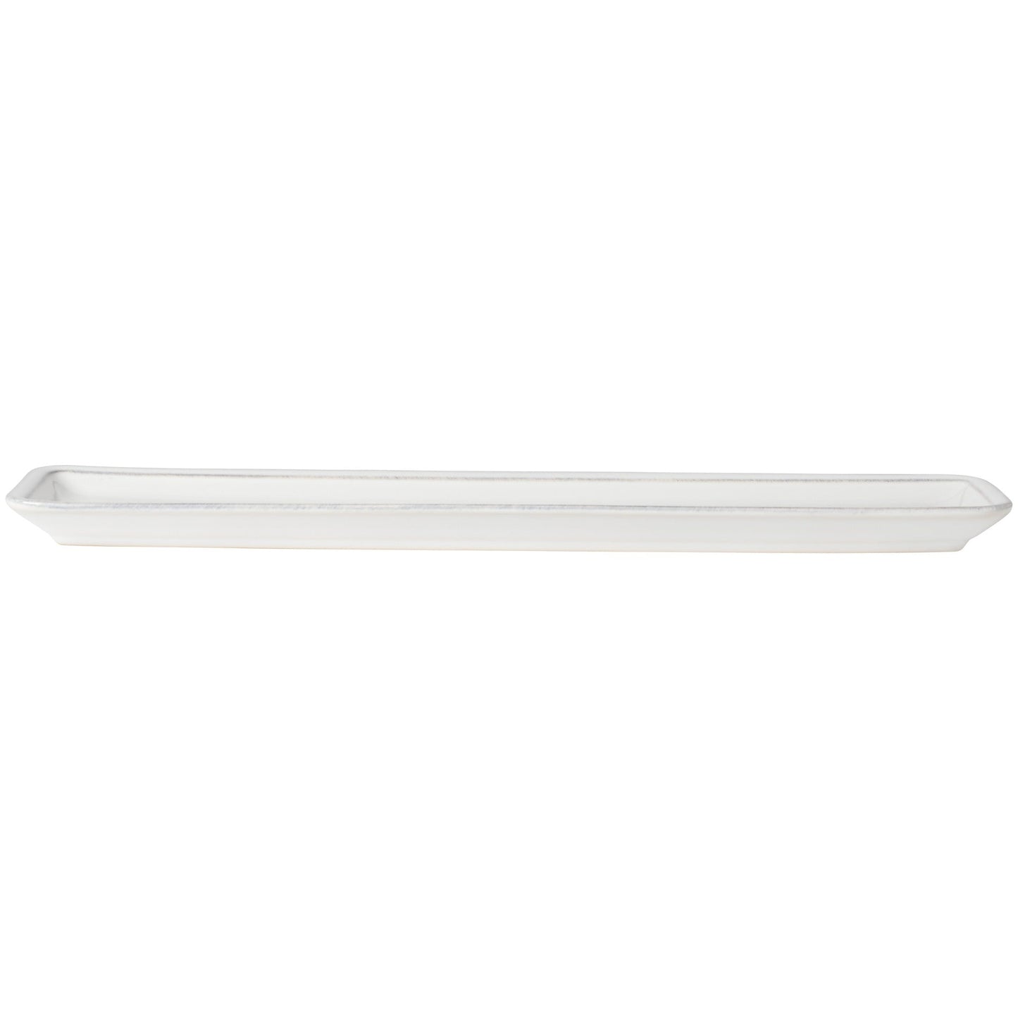 Plat rectangulaire blanc en grés fin Friso - COSTA NOVA - La Maison MilanaiseFIR311FRISOMoyen 30.6cm x 15.2cm H1.8cm