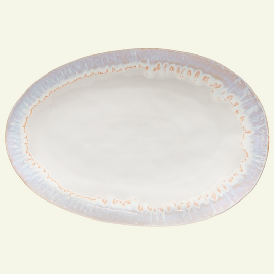 Plat ovale en grès fin Brisa - COSTA NOVA