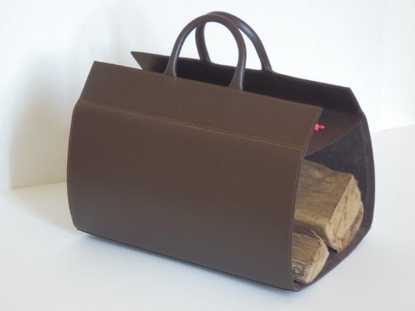 Porte bûches en cuir Ansouis - MIDIPY - La Maison MilanaiseChocolat