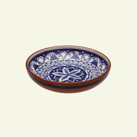 Saladier floral bleu en terre cuite Alentejo Terracotta - COSTA NOVA - La Maison MilanaiseCFL0417