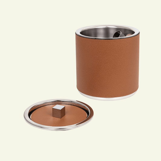 Seau à glace en cuir - PINETTI - La Maison MilanaiseSEAUCAMELGRCamel grainé