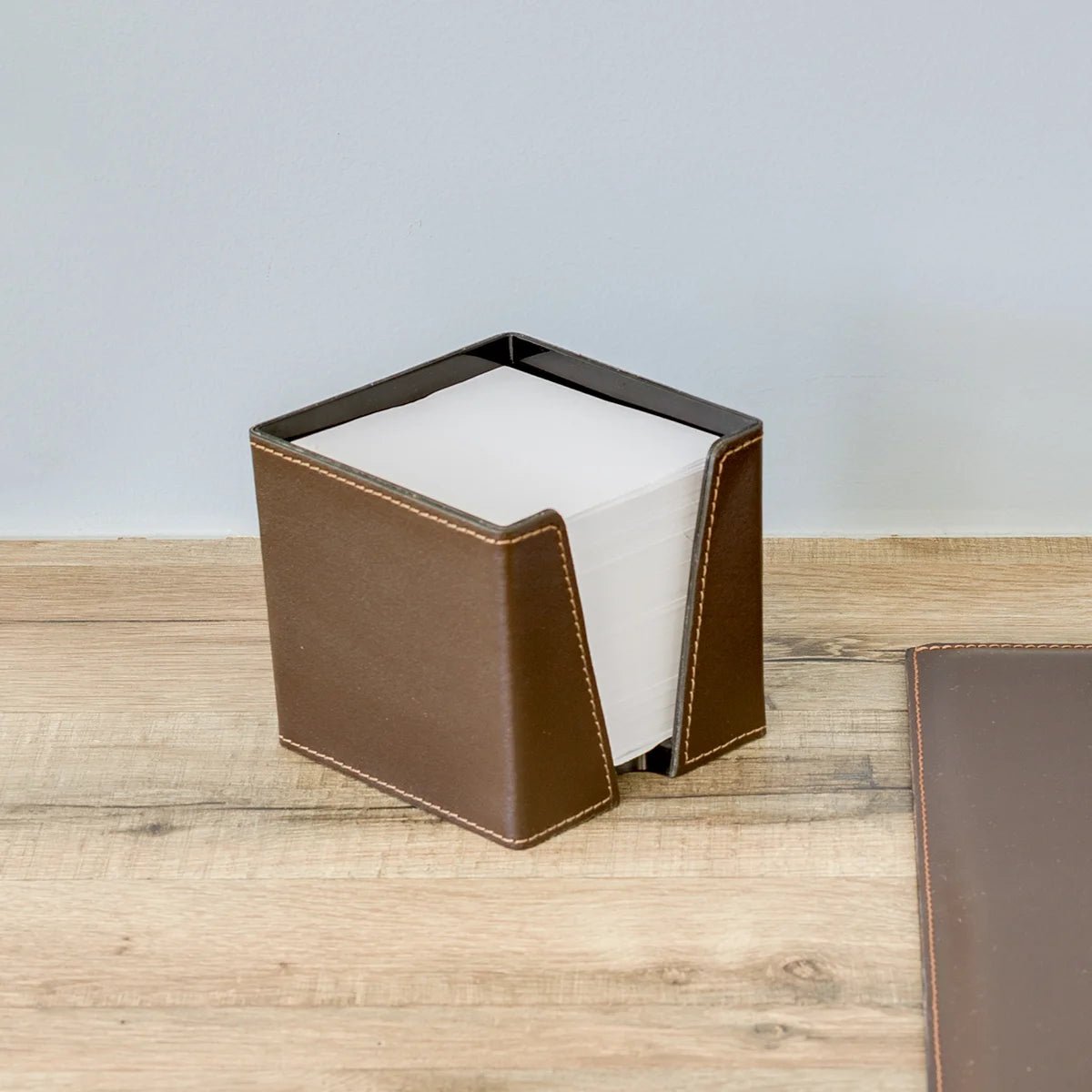 Set de bureau en cuir chocolat - MIDIPY - La Maison MilanaiseSETBUREAUCHOCOMIDIPY