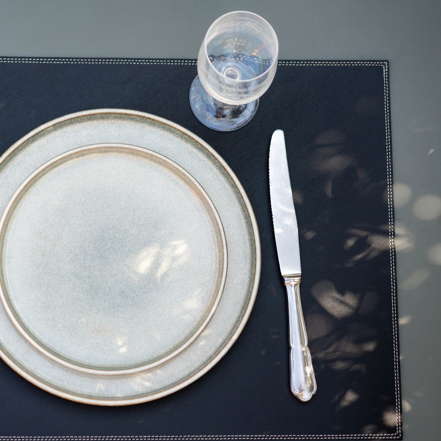 Set de table en cuir Gassin - MIDIPY - La Maison MilanaiseSETDETABLEGASSIN - 1Camel