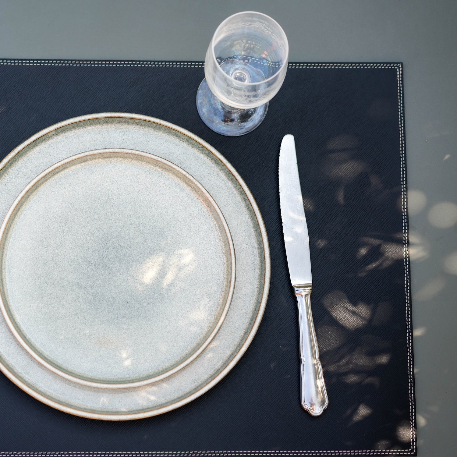 Set de table en cuir Gassin - MIDIPY - La Maison MilanaiseSETDETABLEGASSIN - 1Camel