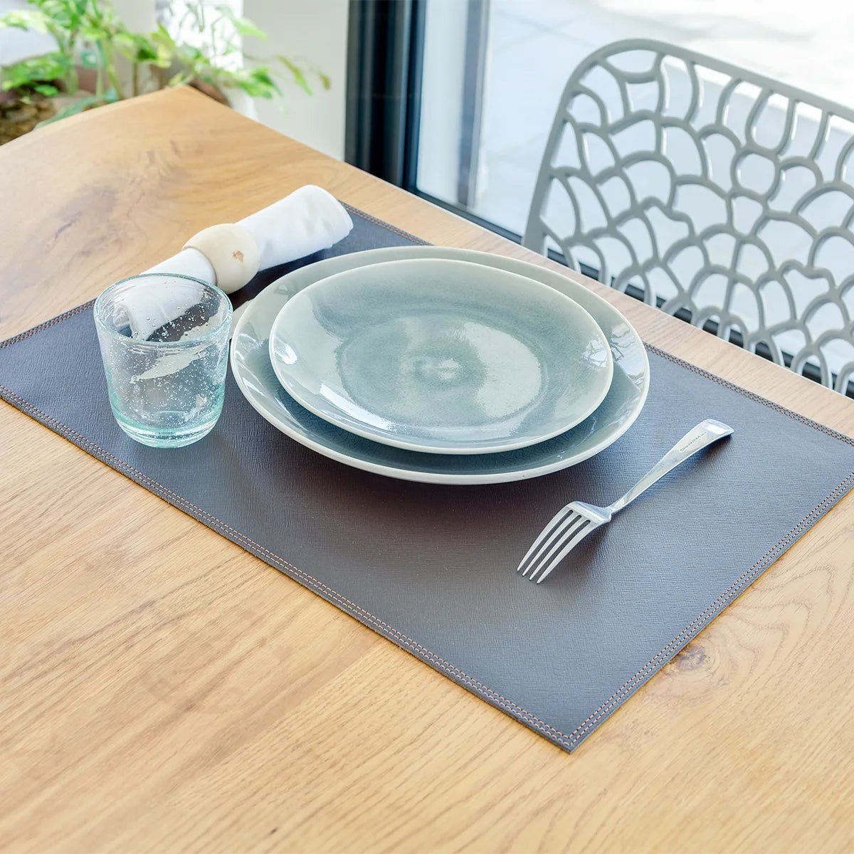 Set de table en cuir Gassin - MIDIPY - La Maison MilanaiseSETDETABLEGASSIN - 3Chocolat