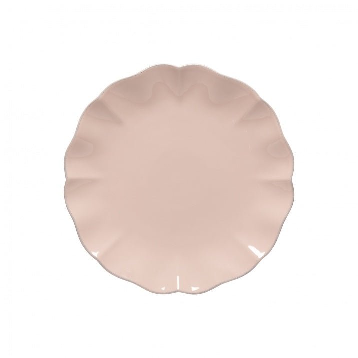 Sous assiettes bord à volants en grès fin Rosa, lot de 6 - COSTA NOVA - La Maison MilanaiseDAP281R6 Sous Assiettes Ø28.2cm H3.1cmRose
