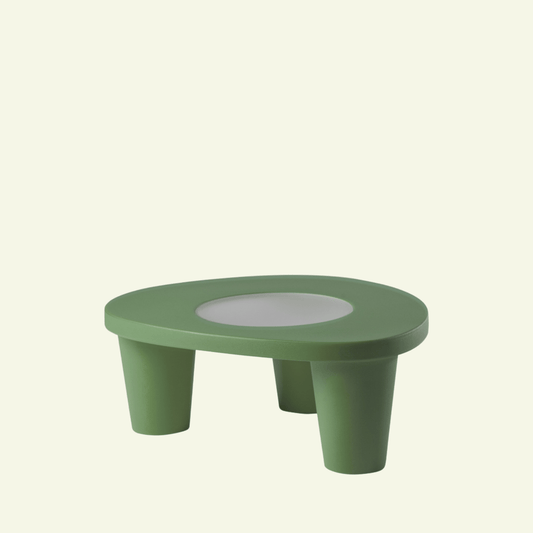 Table basse Low Lita – Design iconique par Paola Navone - SLIDE - La Maison MilanaiseLOWTABLE1Vert