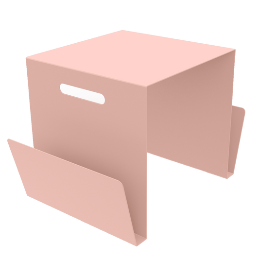 Table basse range - revues en aluminium Solano - MATIERE GRISE - La Maison MilanaiseTABLEPORTEREVUESSOLANO - 27Baby pink 162Intérieur