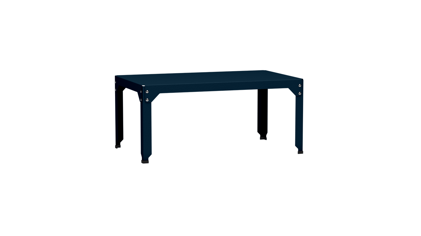 Table basse rectangulaire 100x60cm Design modulable en acier galvanisé Hegoa - MATIERE GRISE - La Maison MilanaiseTABLEBASSEHEGOA16Denim 00745cm