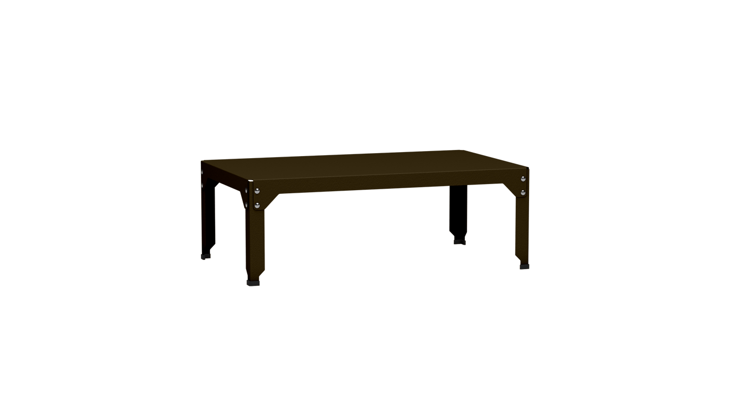 Table basse rectangulaire 100x60cm Design modulable en acier galvanisé Hegoa - MATIERE GRISE - La Maison MilanaiseTABLEBASSEHEGOA72Bronze 18135cm