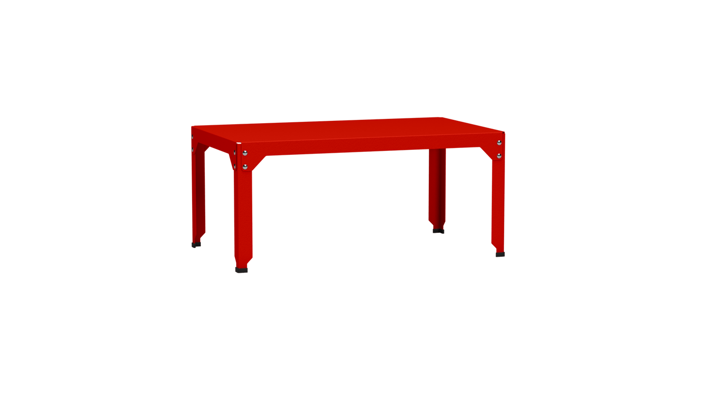Table basse rectangulaire 100x60cm Design modulable en acier galvanisé Hegoa - MATIERE GRISE - La Maison MilanaiseTABLEBASSEHEGOA32Corail 03245cm