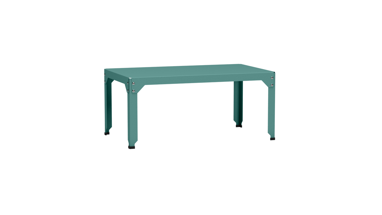 Table basse rectangulaire 100x60cm Design modulable en acier galvanisé Hegoa - MATIERE GRISE - La Maison MilanaiseTABLEBASSEHEGOA50Celadon 00645cm