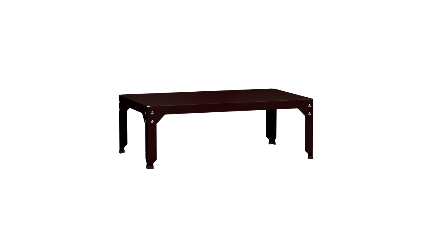 Table basse rectangulaire 100x60cm Design modulable en acier galvanisé Hegoa - MATIERE GRISE - La Maison MilanaiseTABLEBASSEHEGOA61Violet de Mars 17135cm