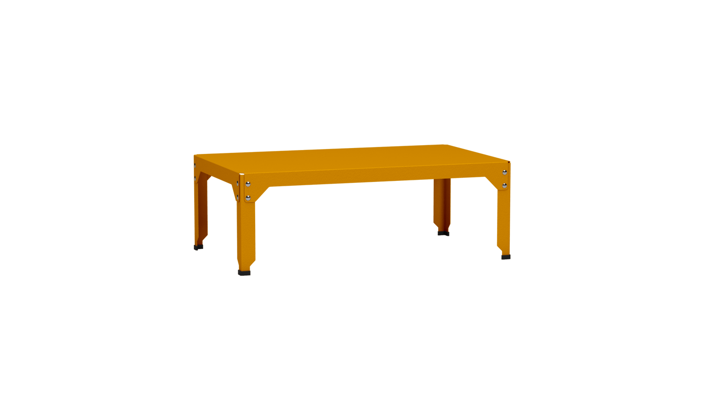 Table basse rectangulaire 100x60cm Design modulable en acier galvanisé Hegoa - MATIERE GRISE - La Maison MilanaiseTABLEBASSEHEGOA59Safran 13135cm