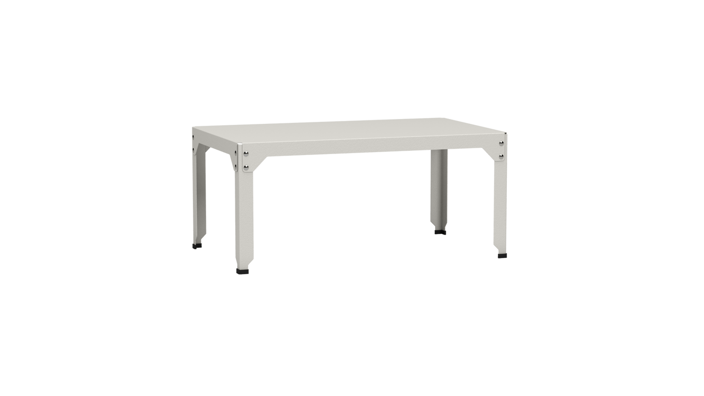 Table basse rectangulaire 100x60cm Design modulable en acier galvanisé Hegoa - MATIERE GRISE - La Maison MilanaiseTABLEBASSEHEGOA26Craie 02345cm