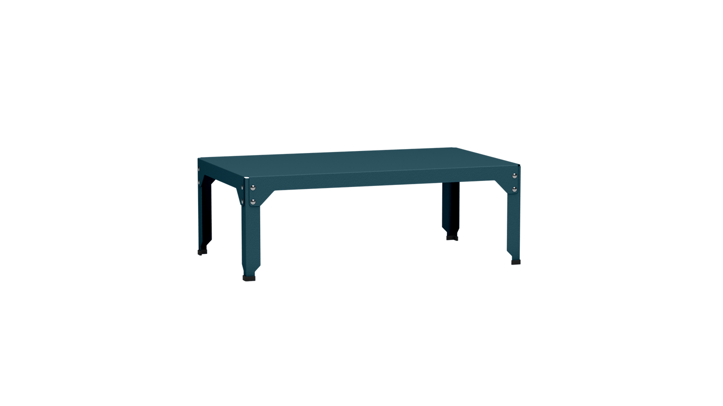 Table basse rectangulaire 100x60cm Design modulable en acier galvanisé Hegoa - MATIERE GRISE - La Maison MilanaiseTABLEBASSEHEGOA47Houle 11635cm