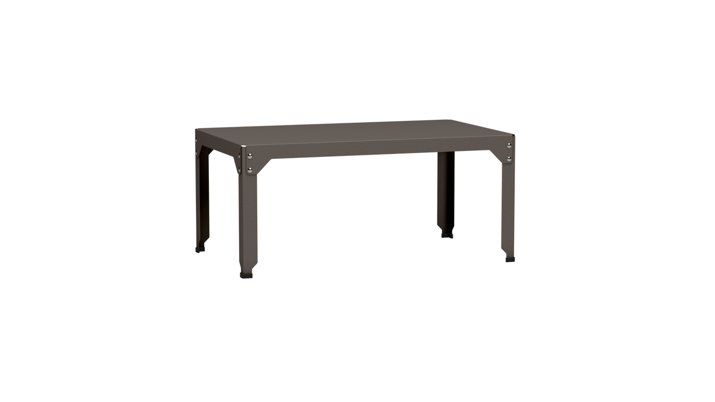 Table basse rectangulaire 100x60cm Design modulable en acier galvanisé Hegoa - MATIERE GRISE - La Maison MilanaiseTABLEBASSEHEGOA20Taupe 19245cm