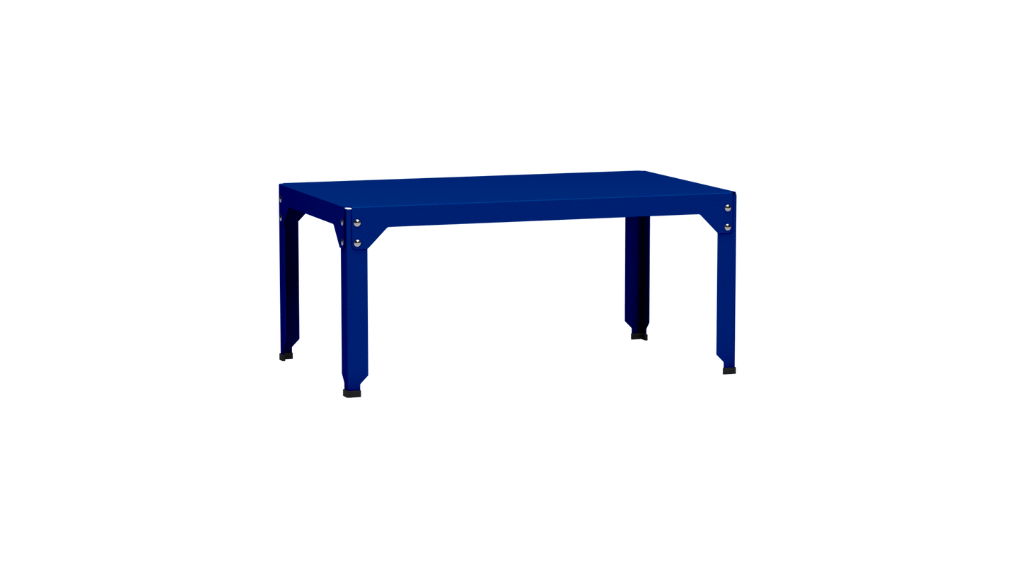 Table basse rectangulaire 100x60cm Design modulable en acier galvanisé Hegoa - MATIERE GRISE - La Maison MilanaiseTABLEBASSEHEGOA44Bleu pur 11245cm