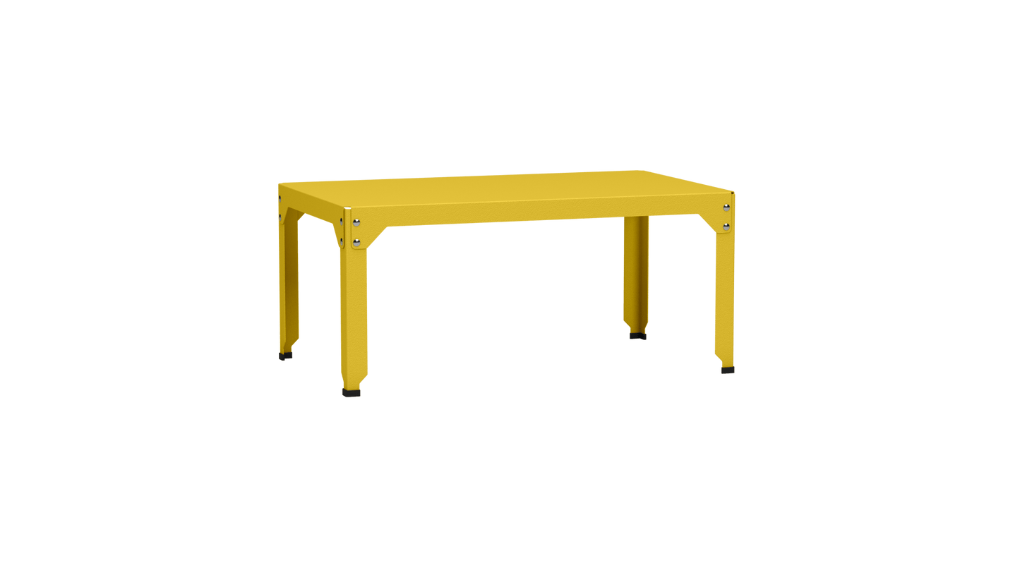 Table basse rectangulaire 100x60cm Design modulable en acier galvanisé Hegoa - MATIERE GRISE - La Maison MilanaiseTABLEBASSEHEGOA58Poussin 01445cm