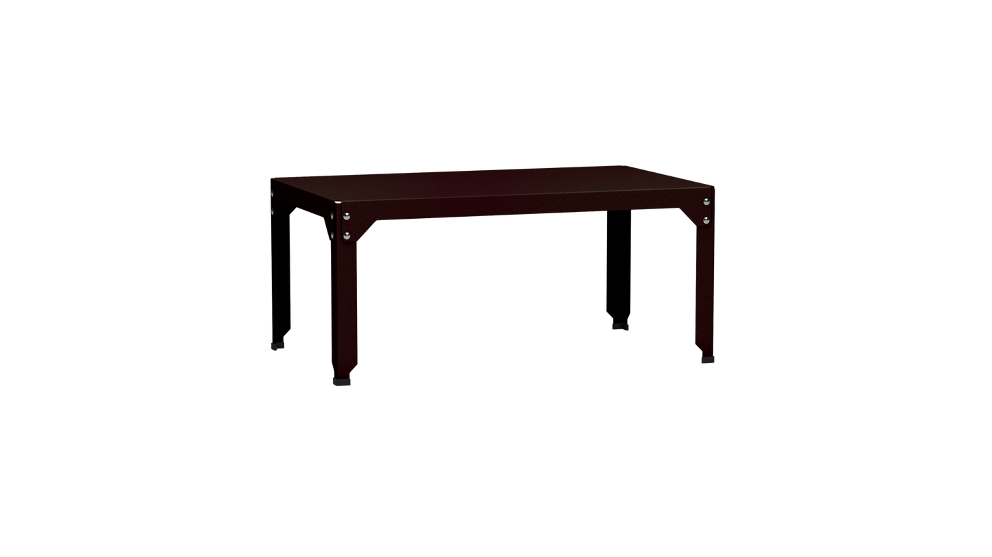 Table basse rectangulaire 100x60cm Design modulable en acier galvanisé Hegoa - MATIERE GRISE - La Maison MilanaiseTABLEBASSEHEGOA62Violet de Mars 17145cm