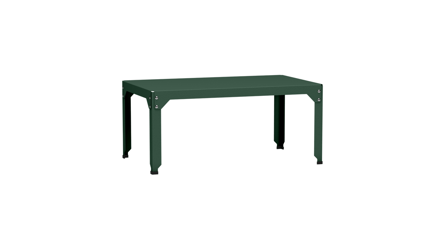 Table basse rectangulaire 100x60cm Design modulable en acier galvanisé Hegoa - MATIERE GRISE - La Maison MilanaiseTABLEBASSEHEGOA18Olive 12145cm