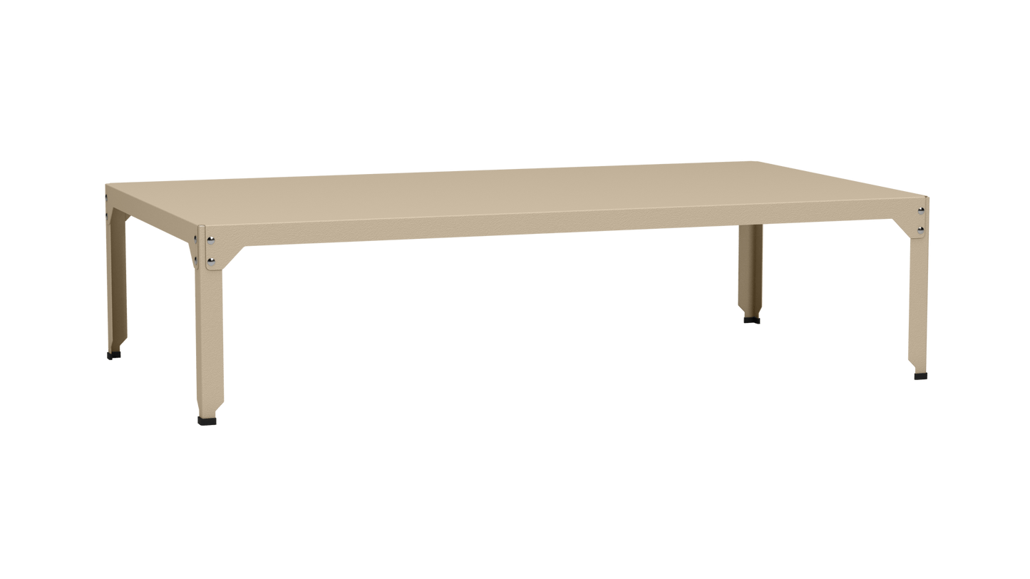 Table basse rectangulaire 180x100cm Design modulable en acier galvanisé Hegoa - MATIERE GRISE - La Maison MilanaiseTABLEBASSEHEGOA24eCrème 19045cm