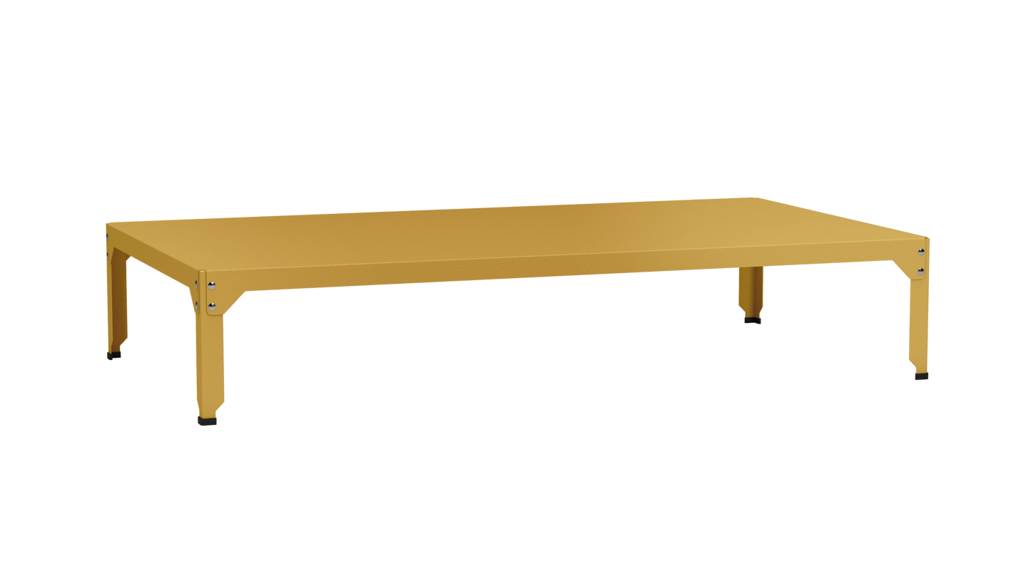 Table basse rectangulaire 180x100cm Design modulable en acier galvanisé Hegoa - MATIERE GRISE - La Maison MilanaiseTABLEBASSEHEGOA67fLaiton 23035cm