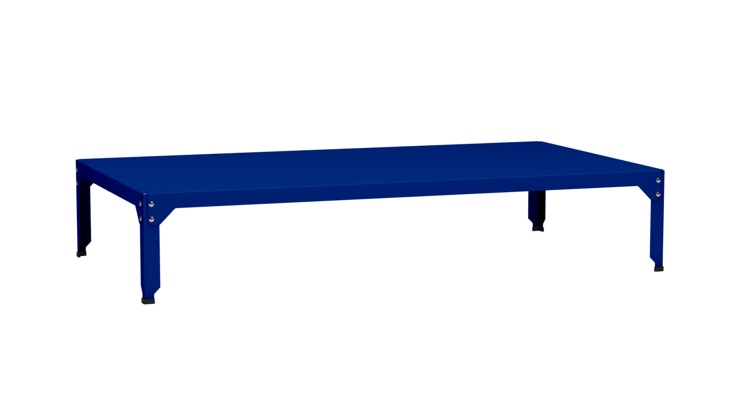 Table basse rectangulaire 180x100cm Design modulable en acier galvanisé Hegoa - MATIERE GRISE - La Maison MilanaiseTABLEBASSEHEGOA43ppBleu pur 11235cm