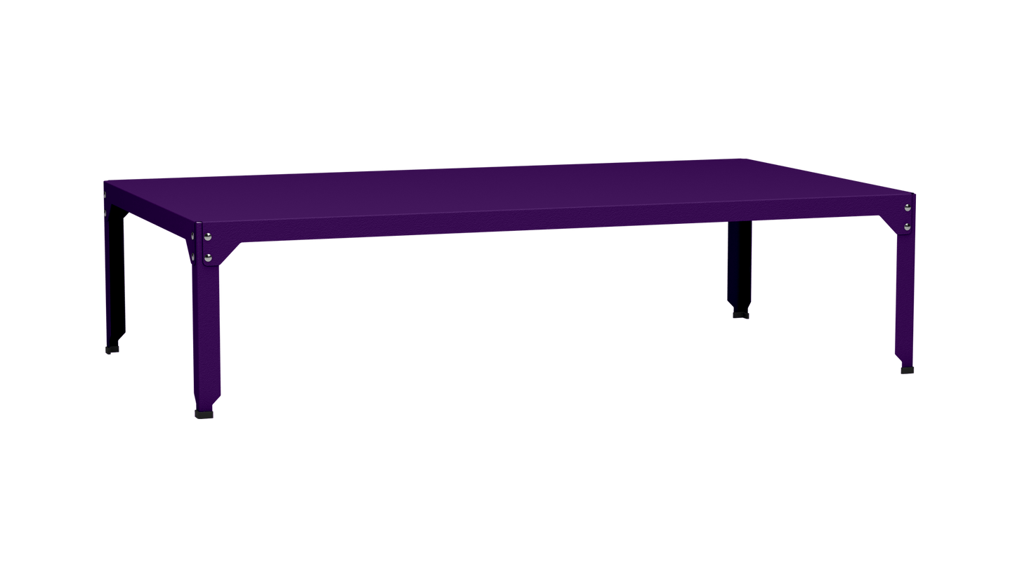 Table basse rectangulaire 180x100cm Design modulable en acier galvanisé Hegoa - MATIERE GRISE - La Maison MilanaiseTABLEBASSEHEGOA40ddUltra Violet 17245cm