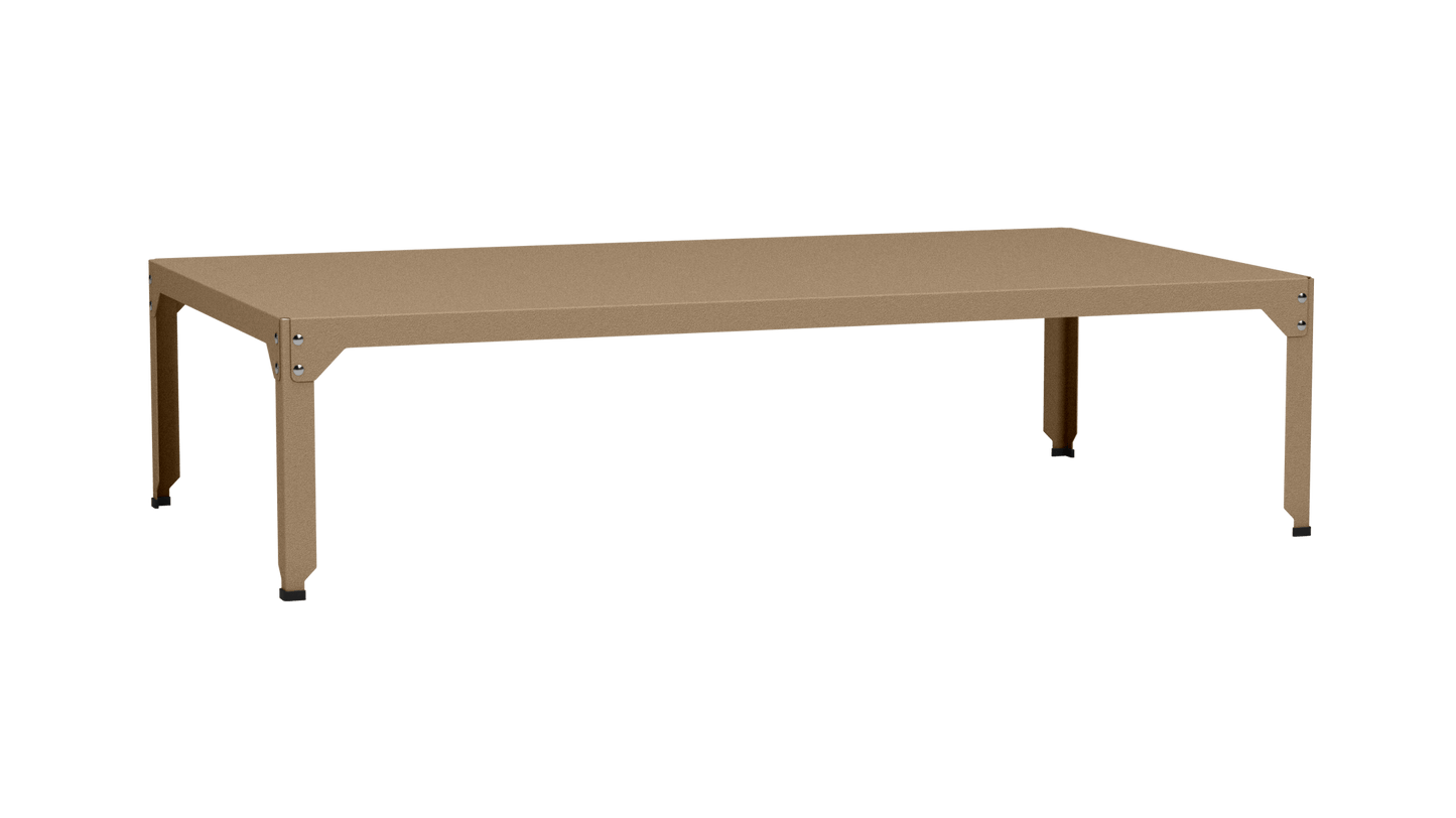 Table basse rectangulaire 180x100cm Design modulable en acier galvanisé Hegoa - MATIERE GRISE - La Maison MilanaiseTABLEBASSEHEGOA22tSable 01845cm
