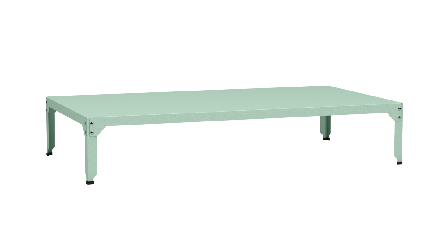 Table basse rectangulaire 180x100cm Design modulable en acier galvanisé Hegoa - MATIERE GRISE - La Maison MilanaiseTABLEBASSEHEGOA51zzVert d'eau 12035cm