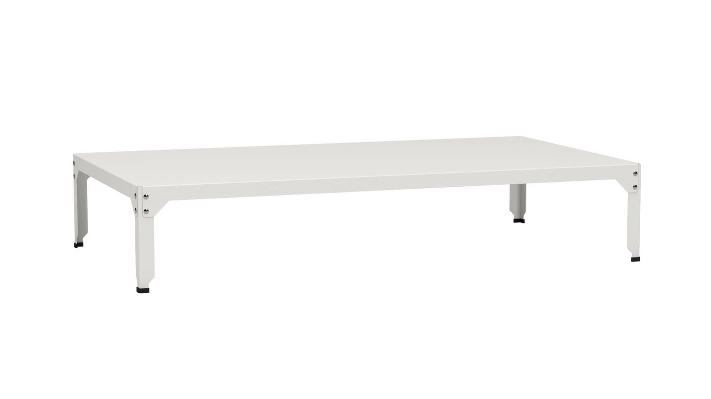 Table basse rectangulaire 180x100cm Design modulable en acier galvanisé Hegoa - MATIERE GRISE - La Maison MilanaiseTABLEBASSEHEGOA76xBlanc 00135cm