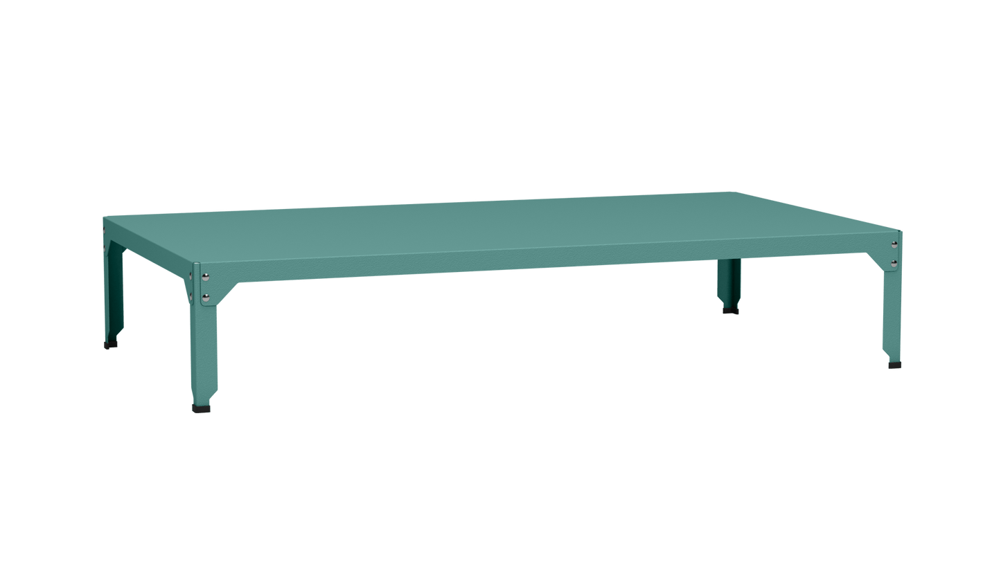 Table basse rectangulaire 180x100cm Design modulable en acier galvanisé Hegoa - MATIERE GRISE - La Maison MilanaiseTABLEBASSEHEGOA49rrCeladon 00635cm