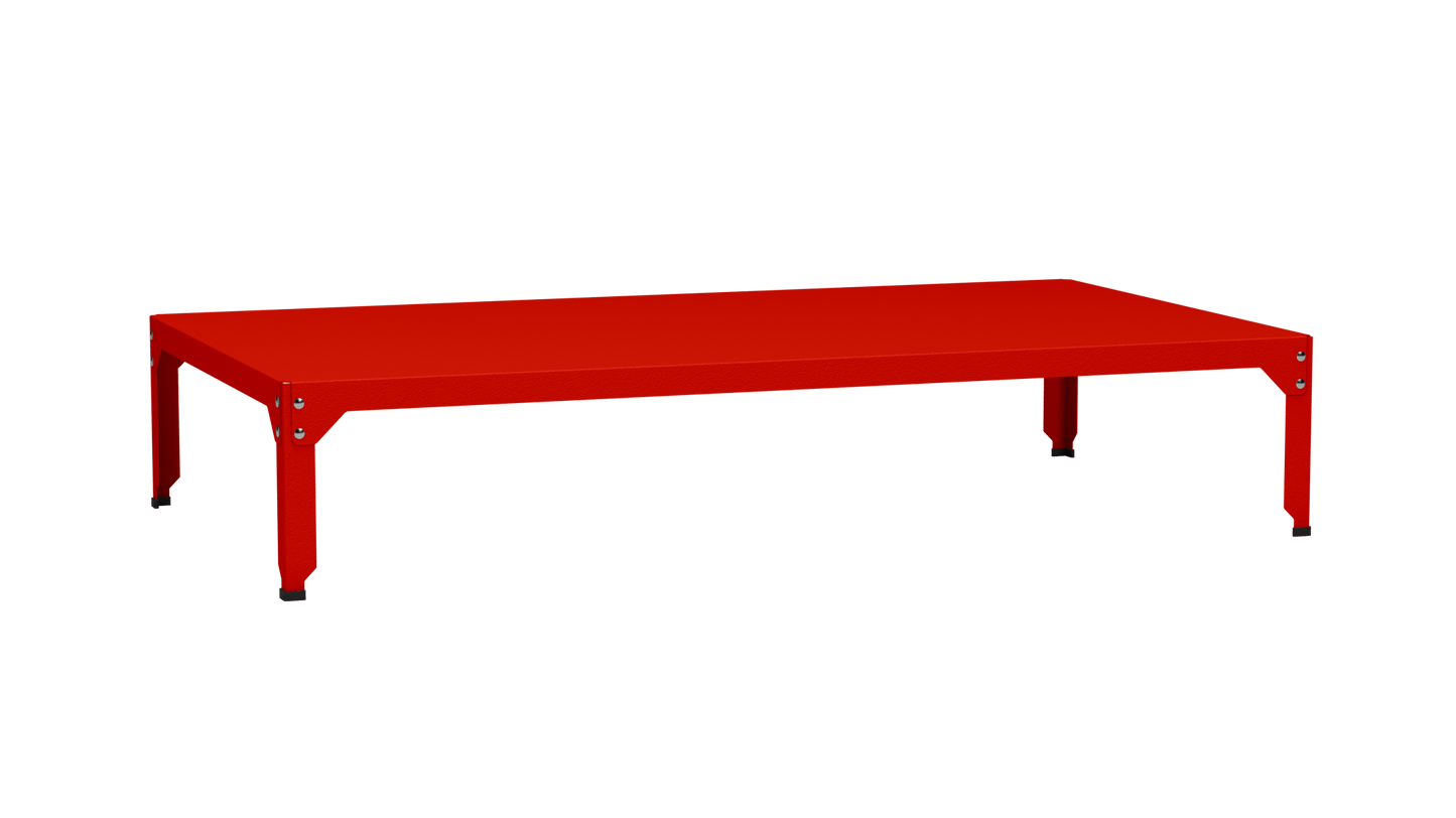 Table basse rectangulaire 180x100cm Design modulable en acier galvanisé Hegoa - MATIERE GRISE - La Maison MilanaiseTABLEBASSEHEGOA31xxCorail 03235cm