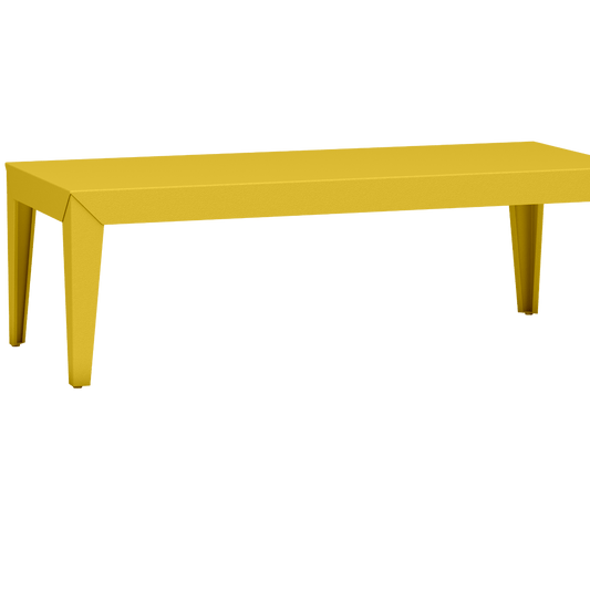 Table basse rectangulaire en aluminium 140cm Zef - MATIERE GRISE - La Maison MilanaiseFuselésPoussin 014