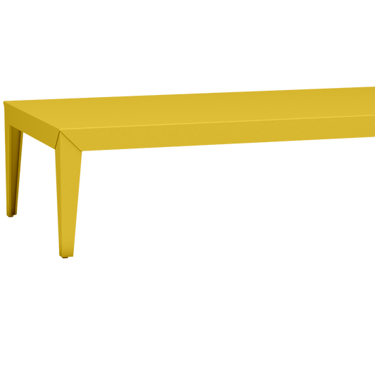 Table basse rectangulaire en aluminium 180cm Zef - MATIERE GRISE - La Maison MilanaiseFuselésPoussin 014