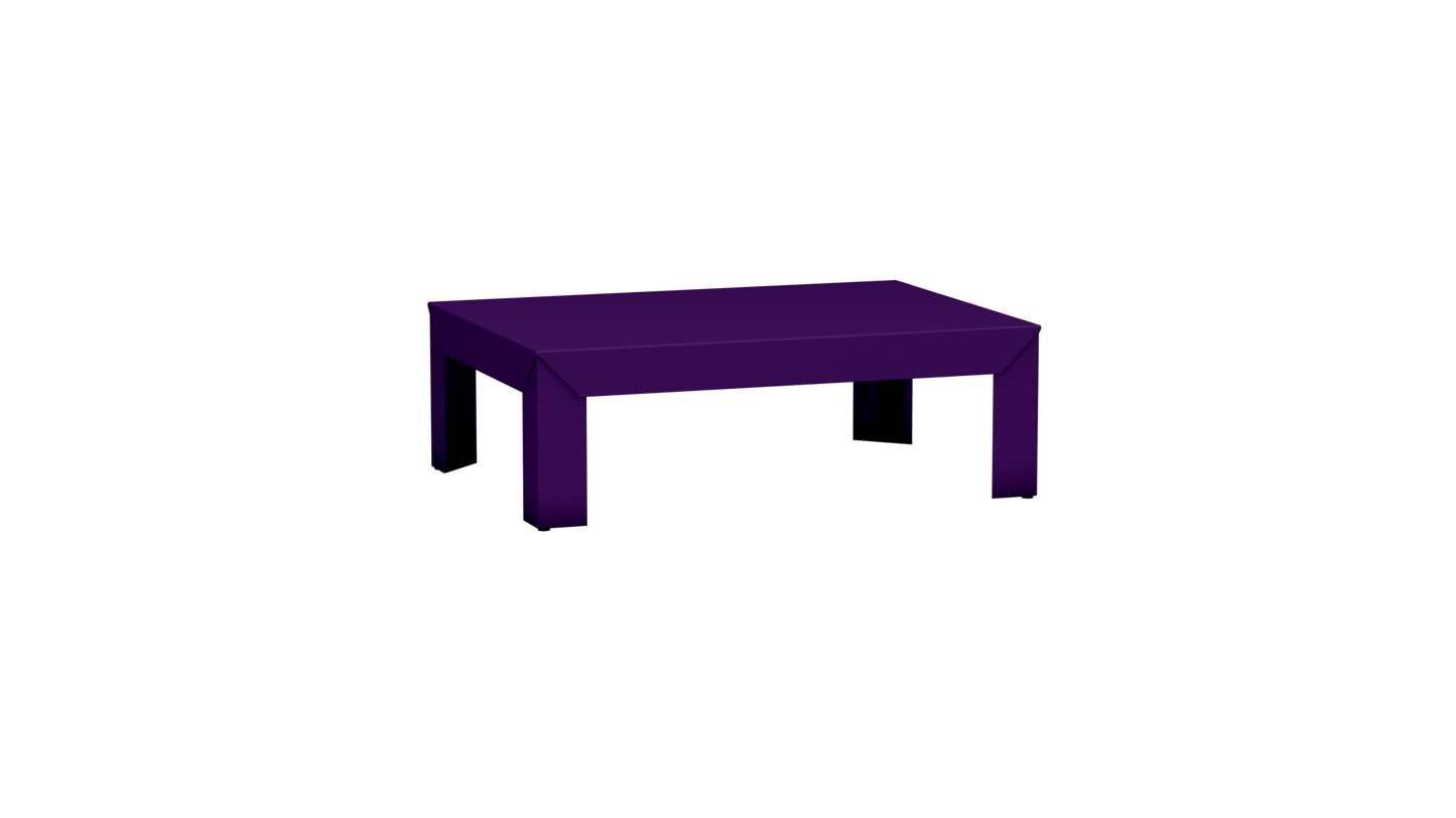 Table basse rectangulaire en métal 90cm Zef - MATIERE GRISE - La Maison MilanaiseOrange givré 144Intérieur