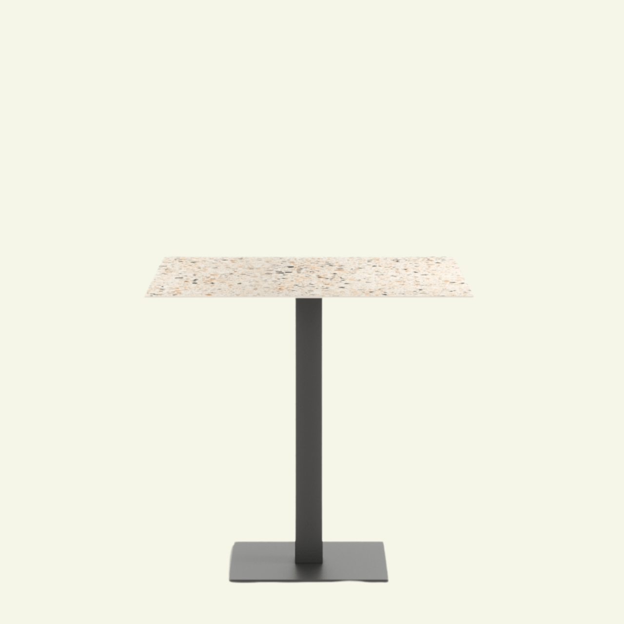 Table BISTROT – Métal noir ou céramique Venice Ivory – IMPERIAL LINE - La Maison MilanaiseBISTROT - 5Ceramic Venice Ivory60x60cm