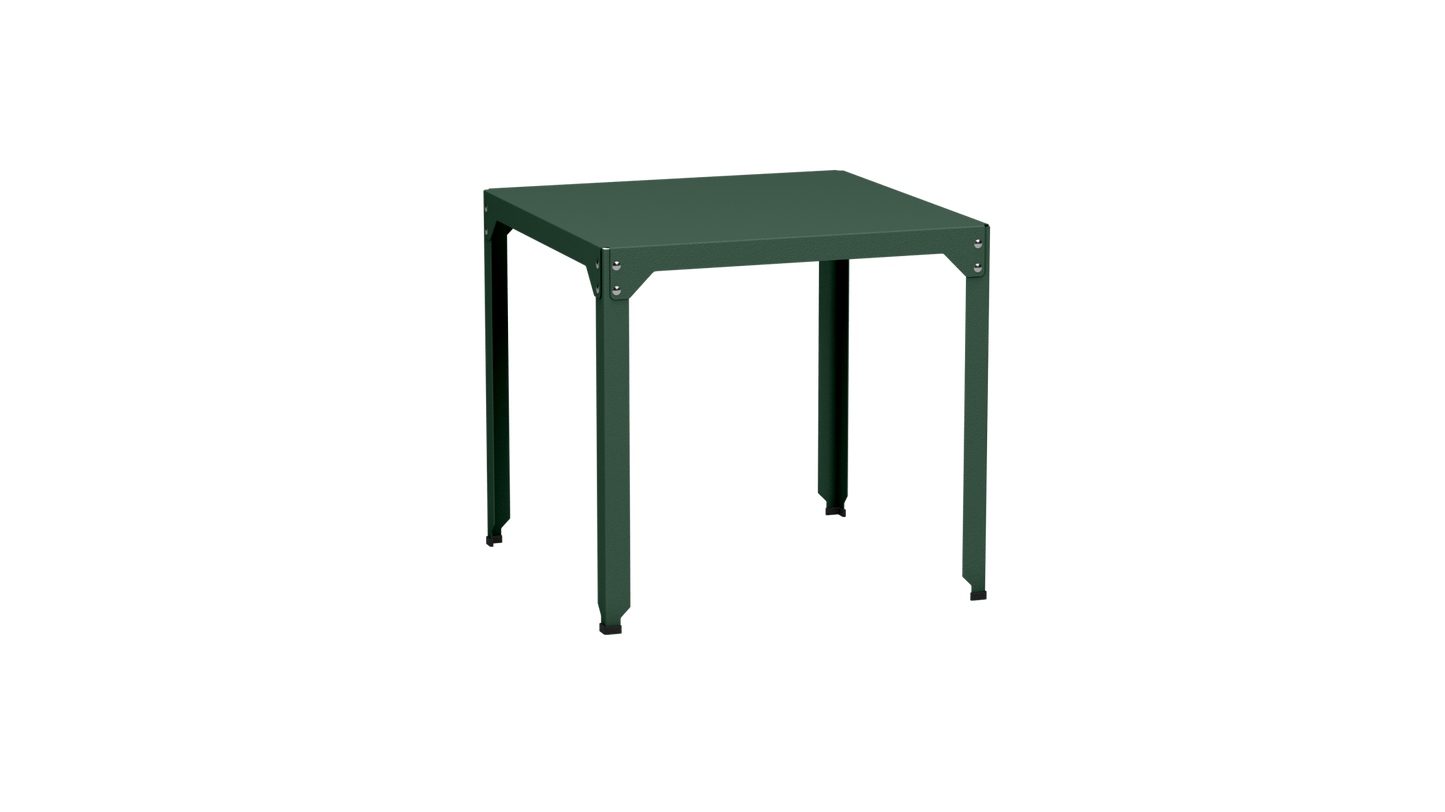 Table carrée en acier galvanisé 79cm Hegoa - MATIERE GRISE - La Maison MilanaiseTABLECARRE79HEGOAOlive 121Sans roulettes