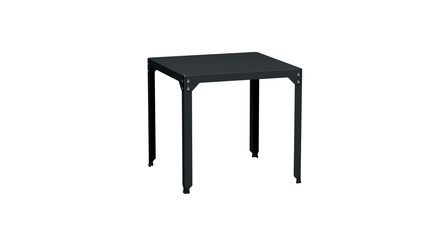 Table carrée en acier galvanisé 79cm Hegoa - MATIERE GRISE - La Maison MilanaiseTABLECARRE79HEGOAAnthracite 222Sans roulettes