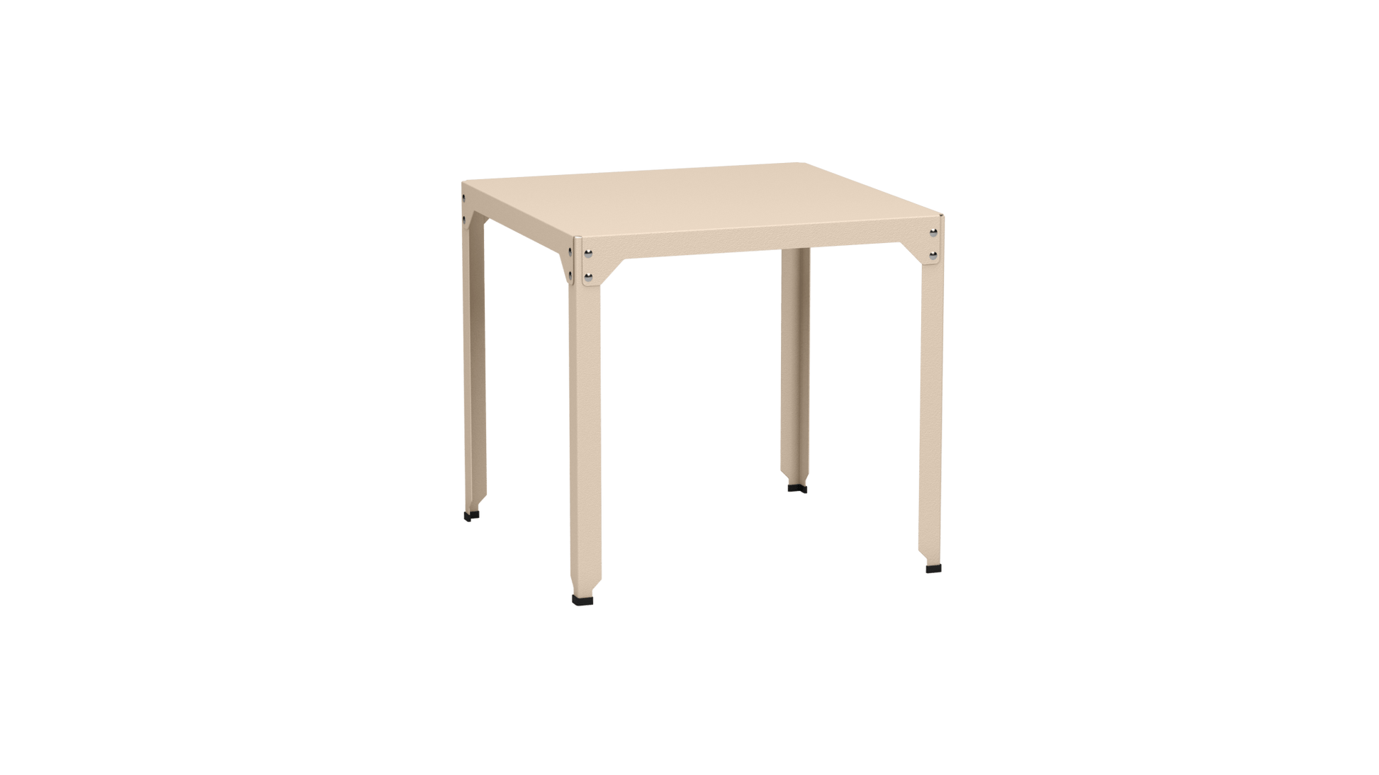 Table carrée en acier galvanisé 79cm Hegoa - MATIERE GRISE - La Maison MilanaiseTABLECARRE79HEGOAEggshell 161Sans roulettes