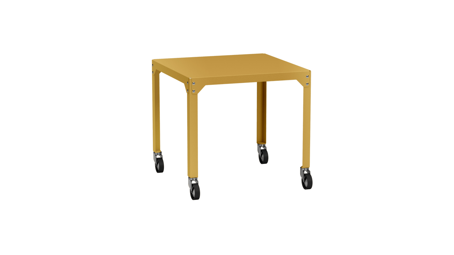 Table carrée en acier galvanisé 79cm Hegoa - MATIERE GRISE - La Maison MilanaiseTABLECARRE79HEGOALaiton 230Avec roulettes
