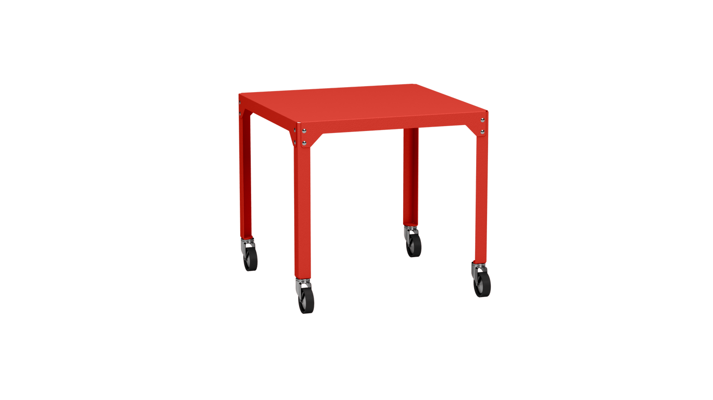 Table carrée en acier galvanisé 79cm Hegoa - MATIERE GRISE - La Maison MilanaiseTABLECARRE79HEGOAPêche 143Avec roulettes