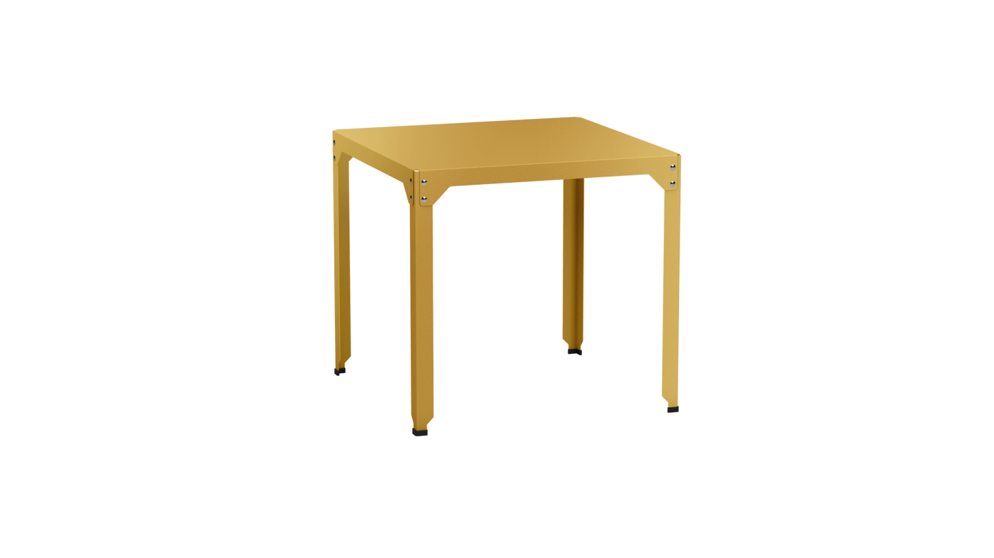 Table carrée en acier galvanisé 79cm Hegoa - MATIERE GRISE - La Maison MilanaiseTABLECARRE79HEGOALaiton 230Sans roulettes