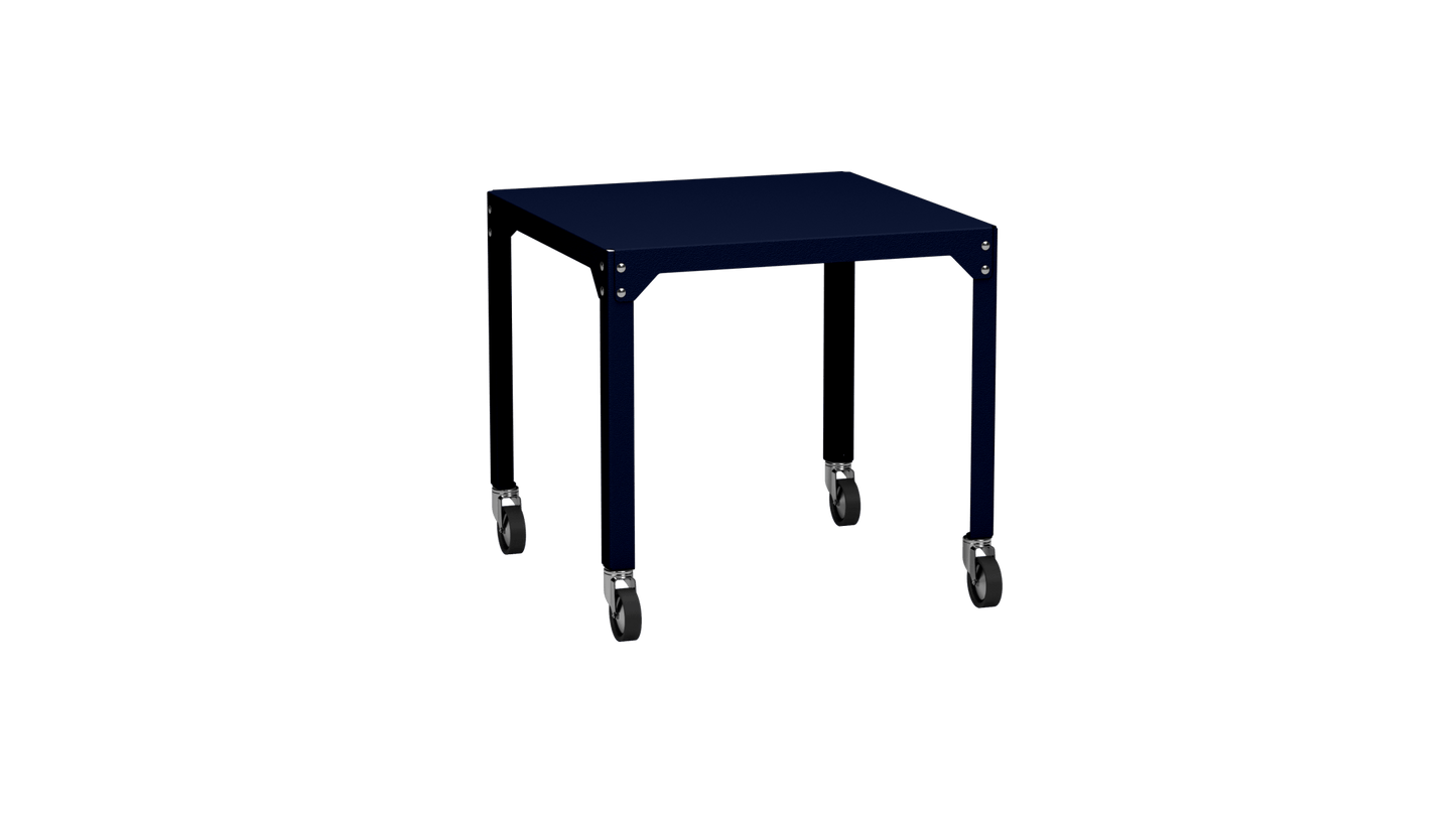 Table carrée en acier galvanisé 79cm Hegoa - MATIERE GRISE - La Maison MilanaiseTABLECARRE79HEGOANuit 114Avec roulettes
