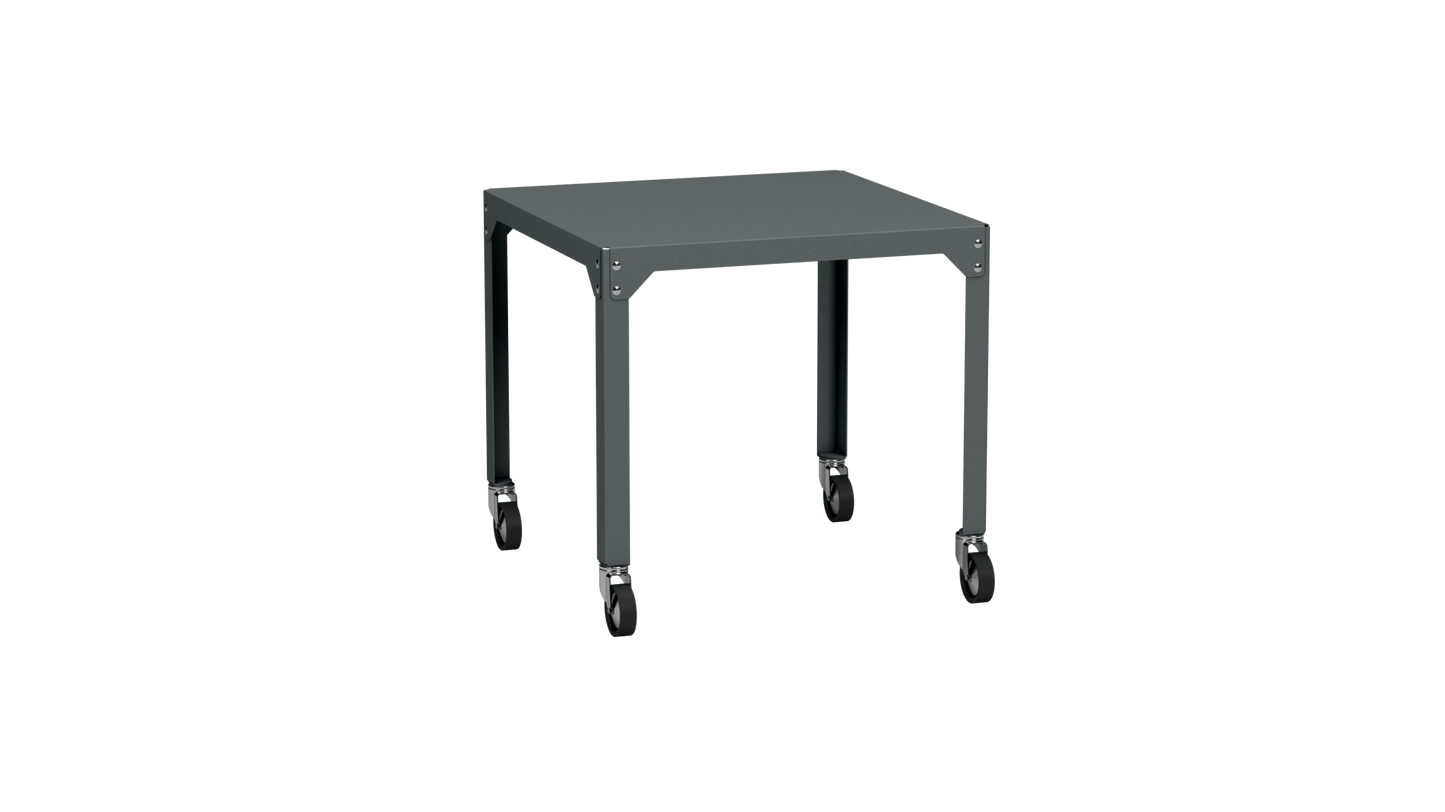 Table carrée en acier galvanisé 79cm Hegoa - MATIERE GRISE - La Maison MilanaiseTABLECARRE79HEGOAOrage 221Avec roulettes