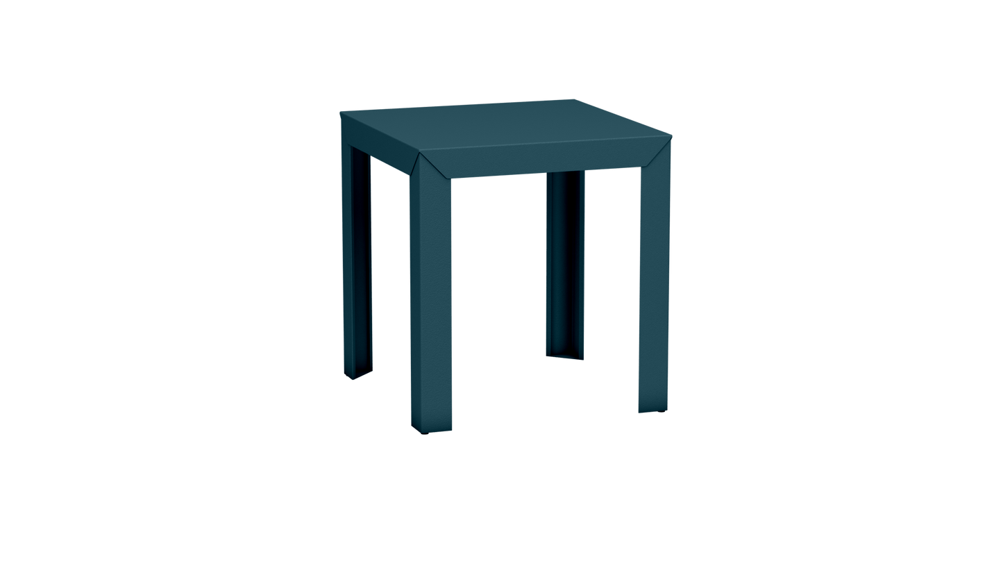 Table carrée en aluminium 70cm Zef - MATIERE GRISE - La Maison MilanaiseHoule 116Droits