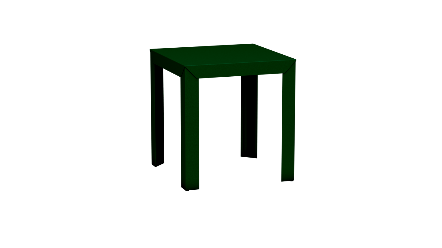 Table carrée en aluminium 70cm Zef - MATIERE GRISE - La Maison MilanaiseCanopée 124Droits