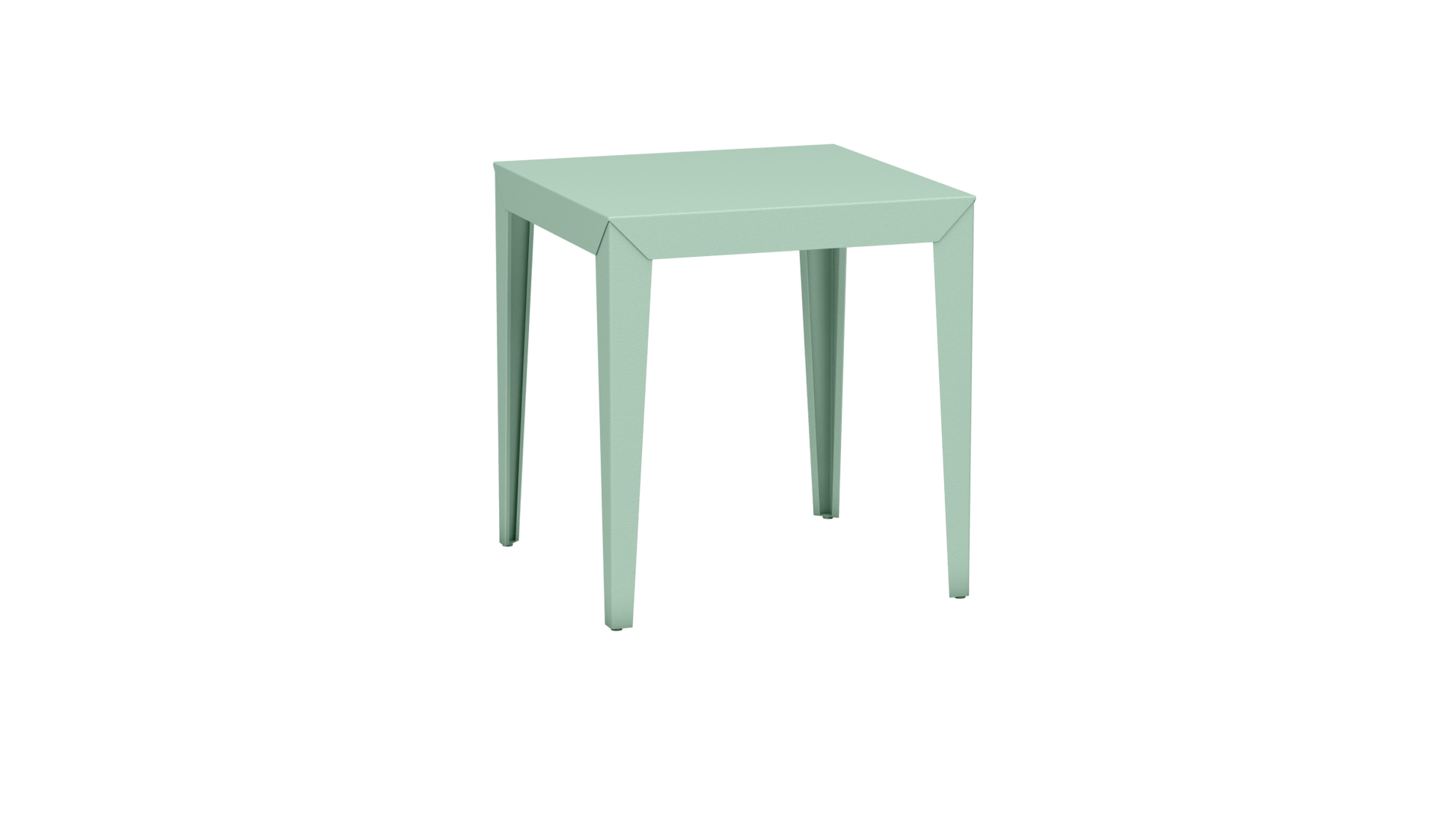 Table carrée en aluminium 70cm Zef - MATIERE GRISE - La Maison MilanaiseVert d'eau 120Fuselés