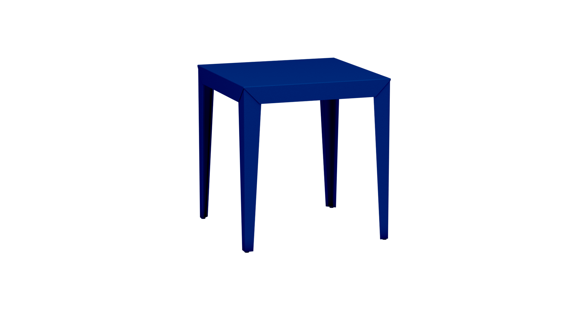 Table carrée en aluminium 70cm Zef - MATIERE GRISE - La Maison MilanaiseBleu pur 112Fuselés